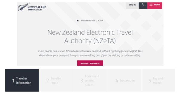 紐西蘭簽證| 電子旅行授權NZeTA 英文流程填寫教學 旅行社代辦