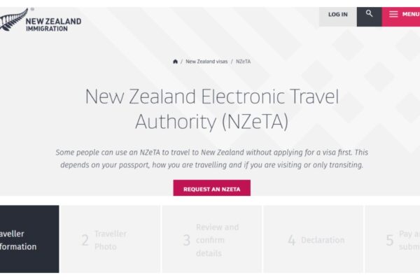 紐西蘭簽證| 電子旅行授權NZeTA 英文流程填寫教學 旅行社代辦